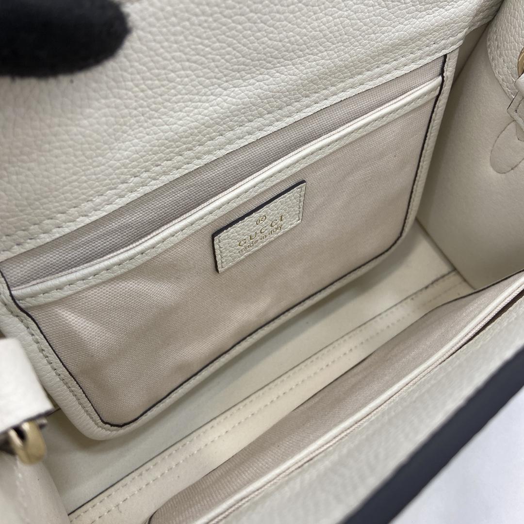 Gucci Small Tote Bag With Hook Closure - PerfectKickZ
