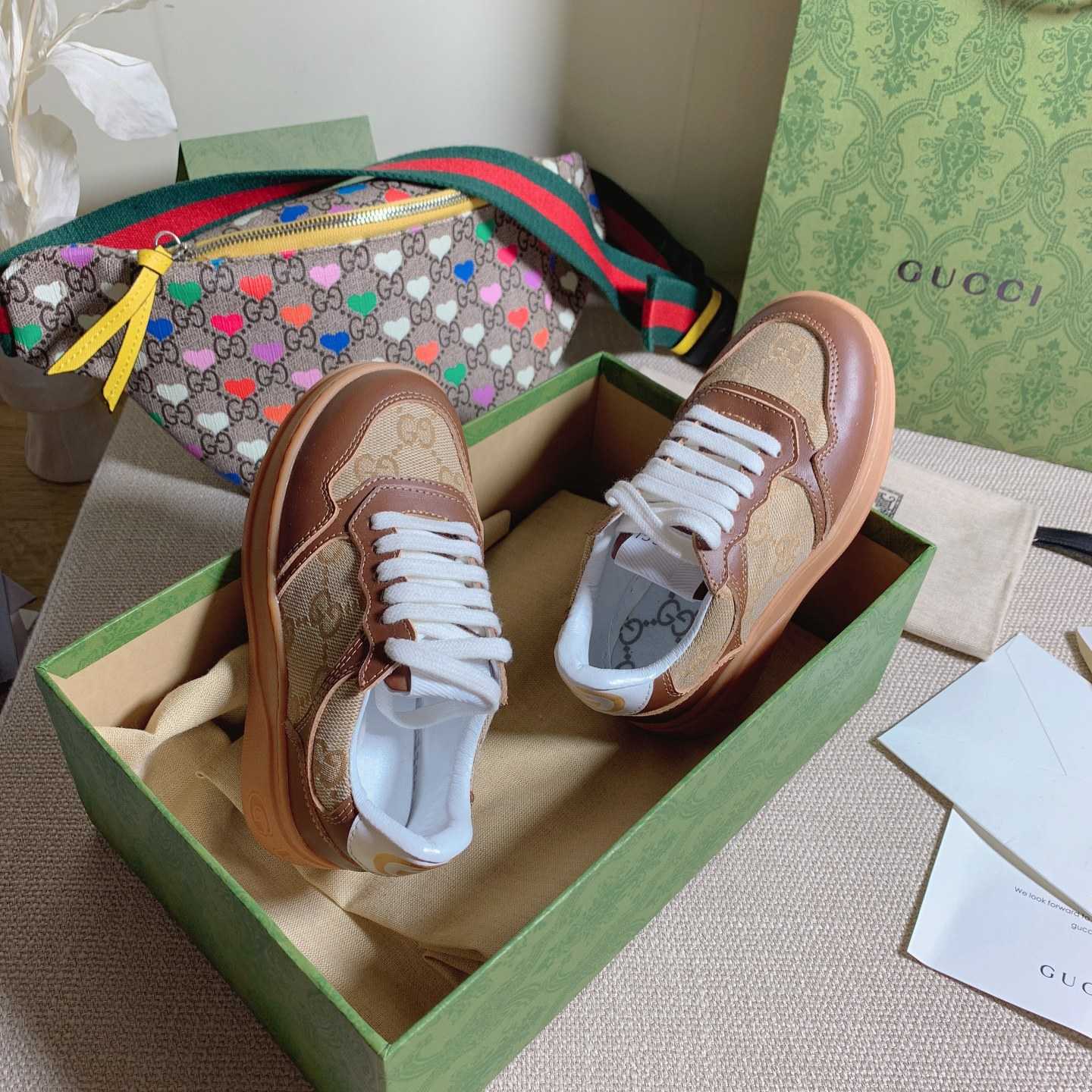 Gucci Toddler Leather Platform Sneaker - PerfectKickZ