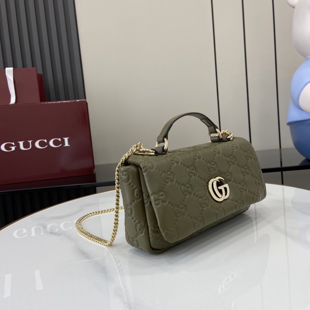 Gucci GG Milano Mini Top Handle Bag - PerfectKickZ