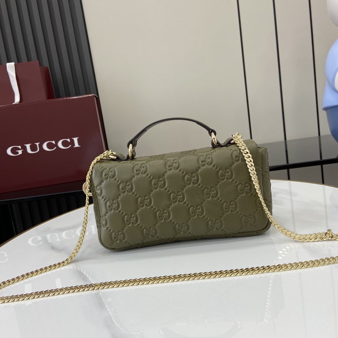 Gucci GG Milano Mini Top Handle Bag - PerfectKickZ