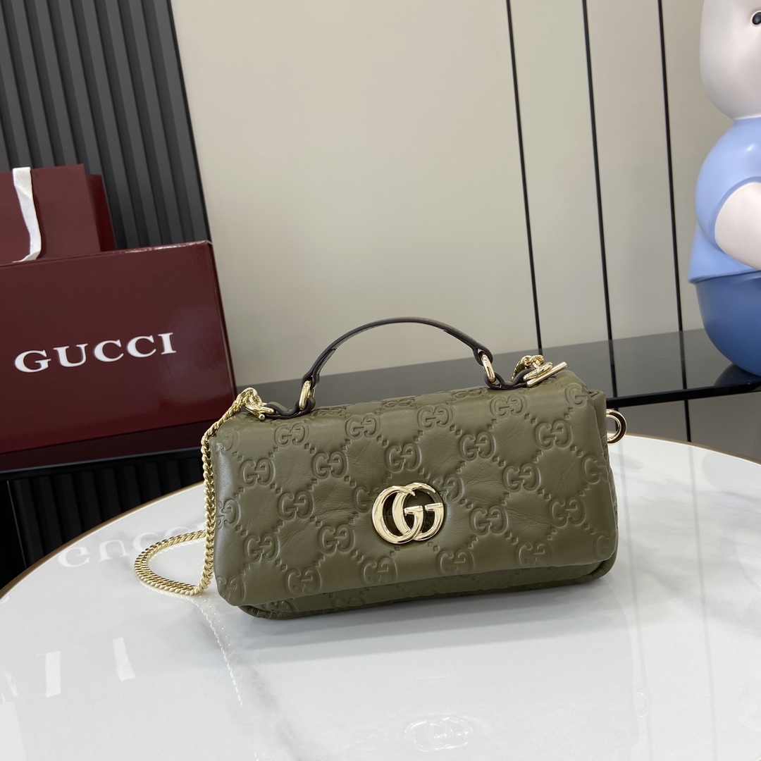 Gucci GG Milano Mini Top Handle Bag - PerfectKickZ