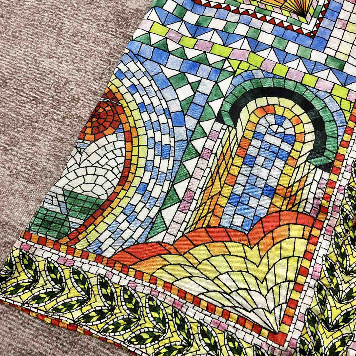 Casablanca Mosaic De Damas Silk Shirt     CA3497 - PerfectKickZ