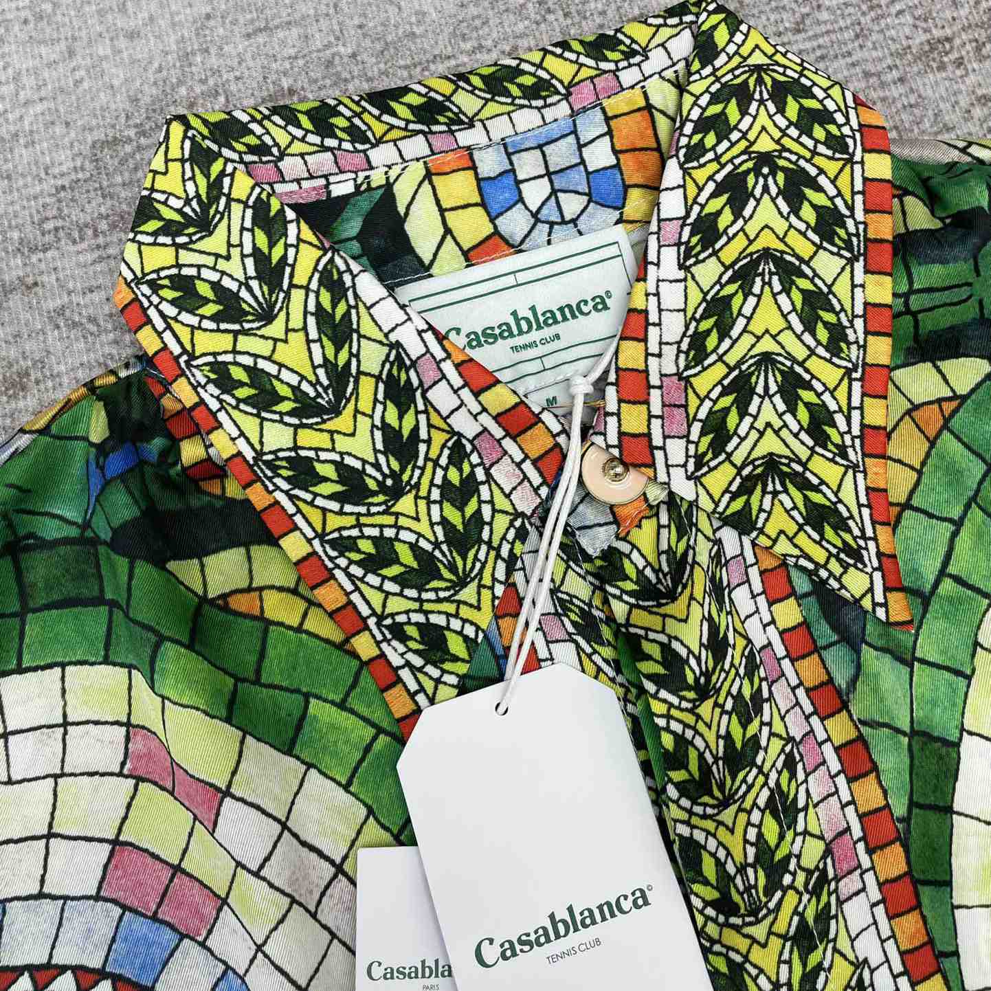 Casablanca Mosaic De Damas Silk Shirt     CA3497 - PerfectKickZ