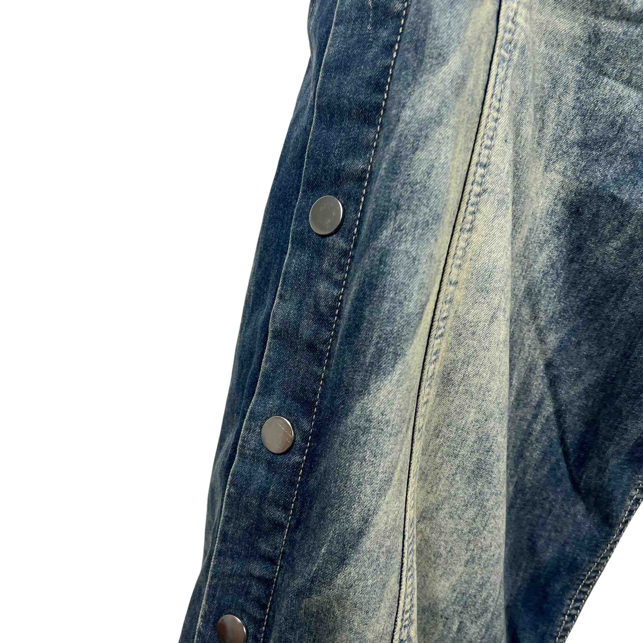 Rick Owens DRKSHDW Denim Hustler Pusher Pants - PerfectKickZ