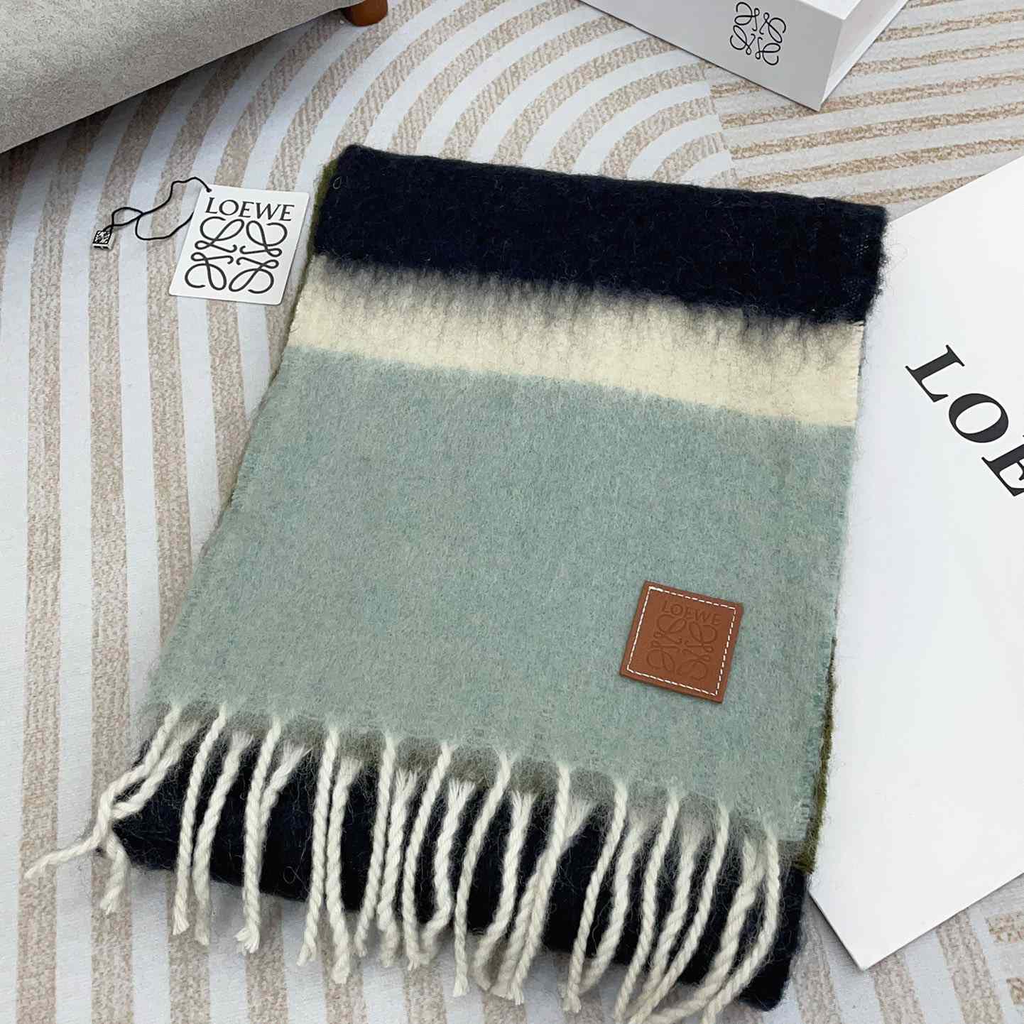 Loewe Scarf In Mohair And Wool - PerfectKickZ