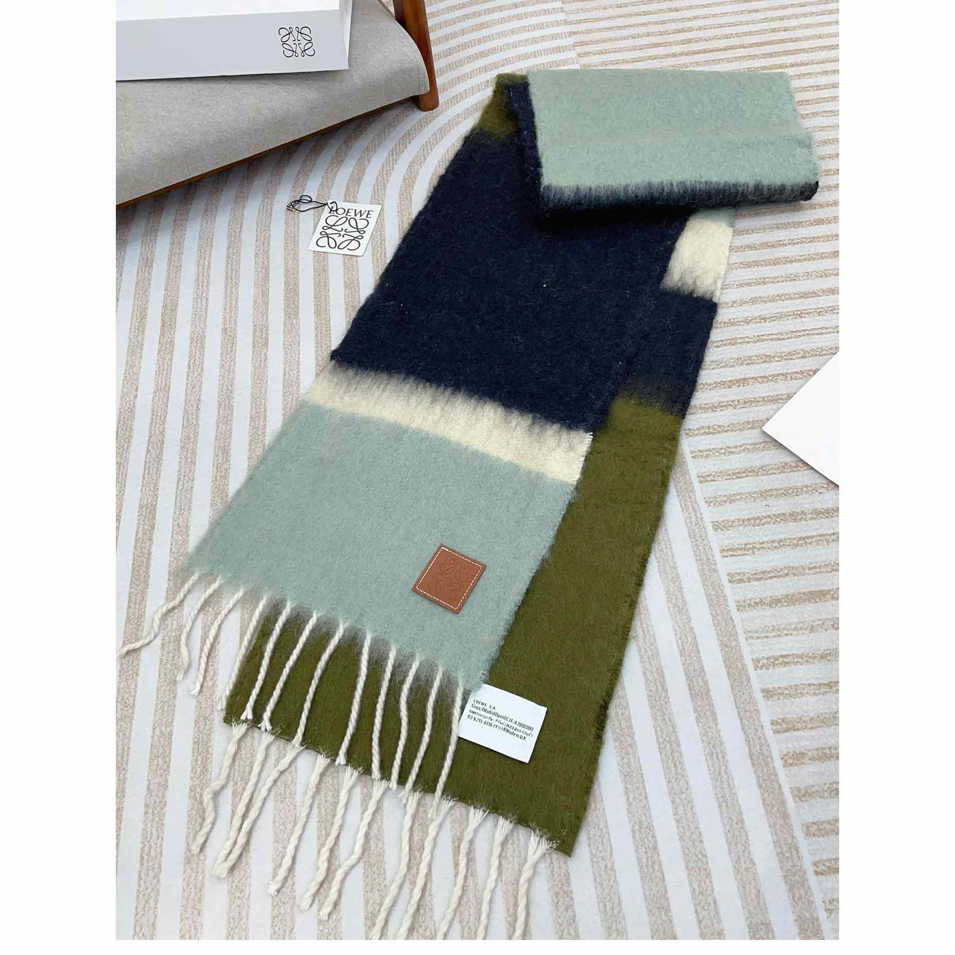 Loewe Scarf In Mohair And Wool - PerfectKickZ