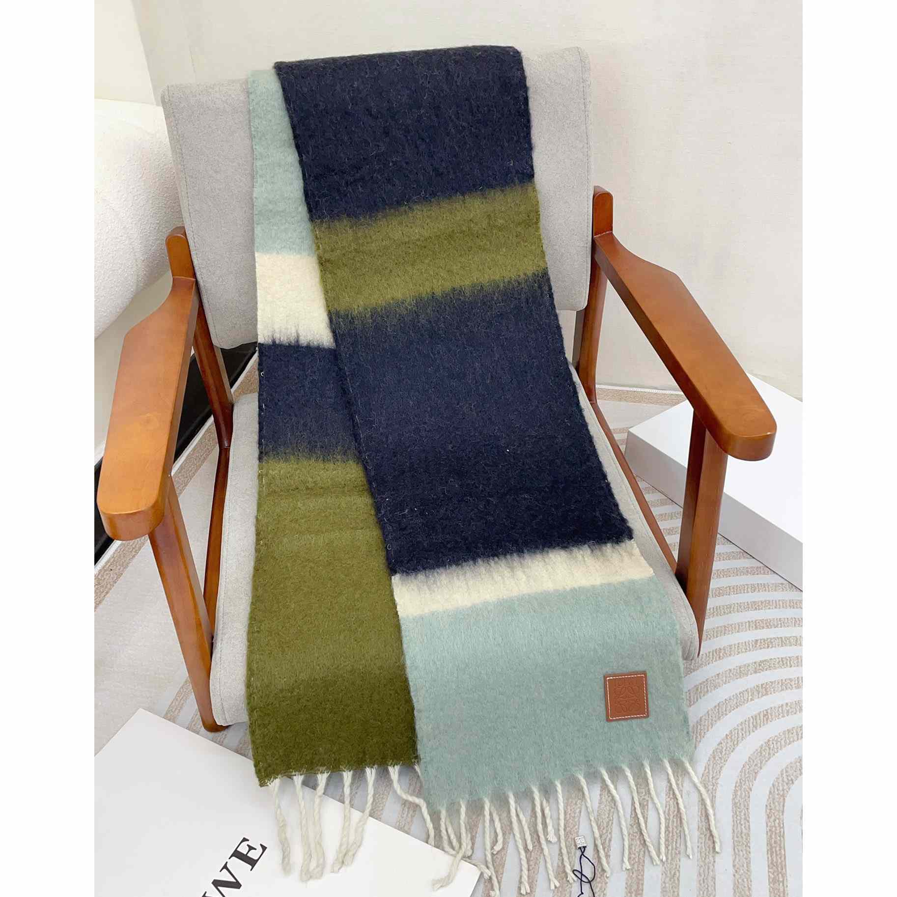 Loewe Scarf In Mohair And Wool - PerfectKickZ