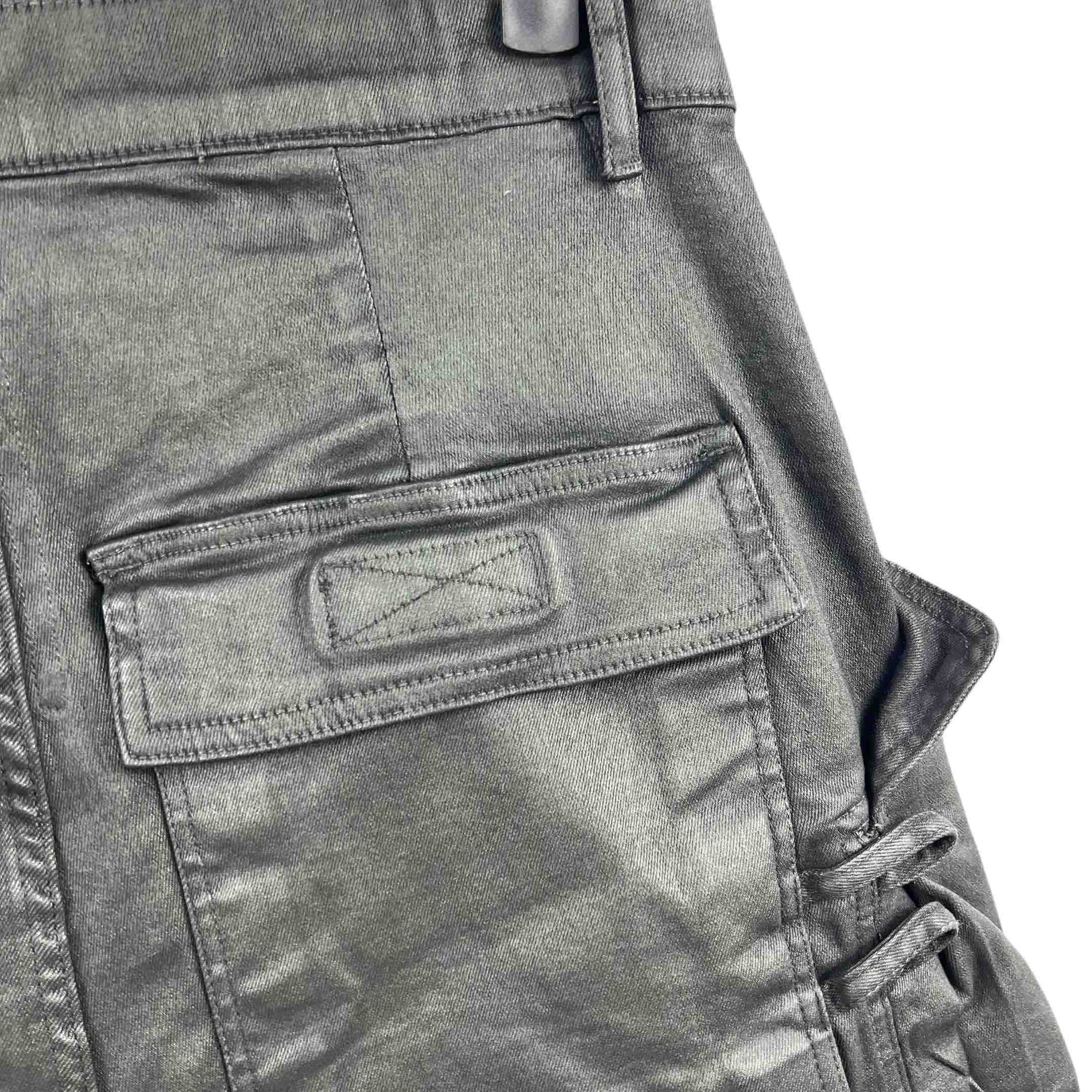 Rick Owens 'stefan' Denim Cargo Shorts - PerfectKickZ