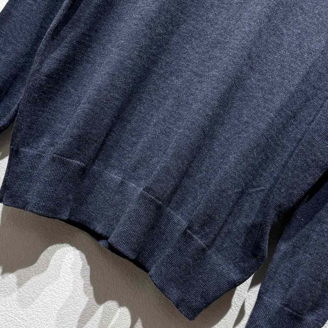 Gucci Knit Wool Long Sleeve Polo Top - PerfectKickZ