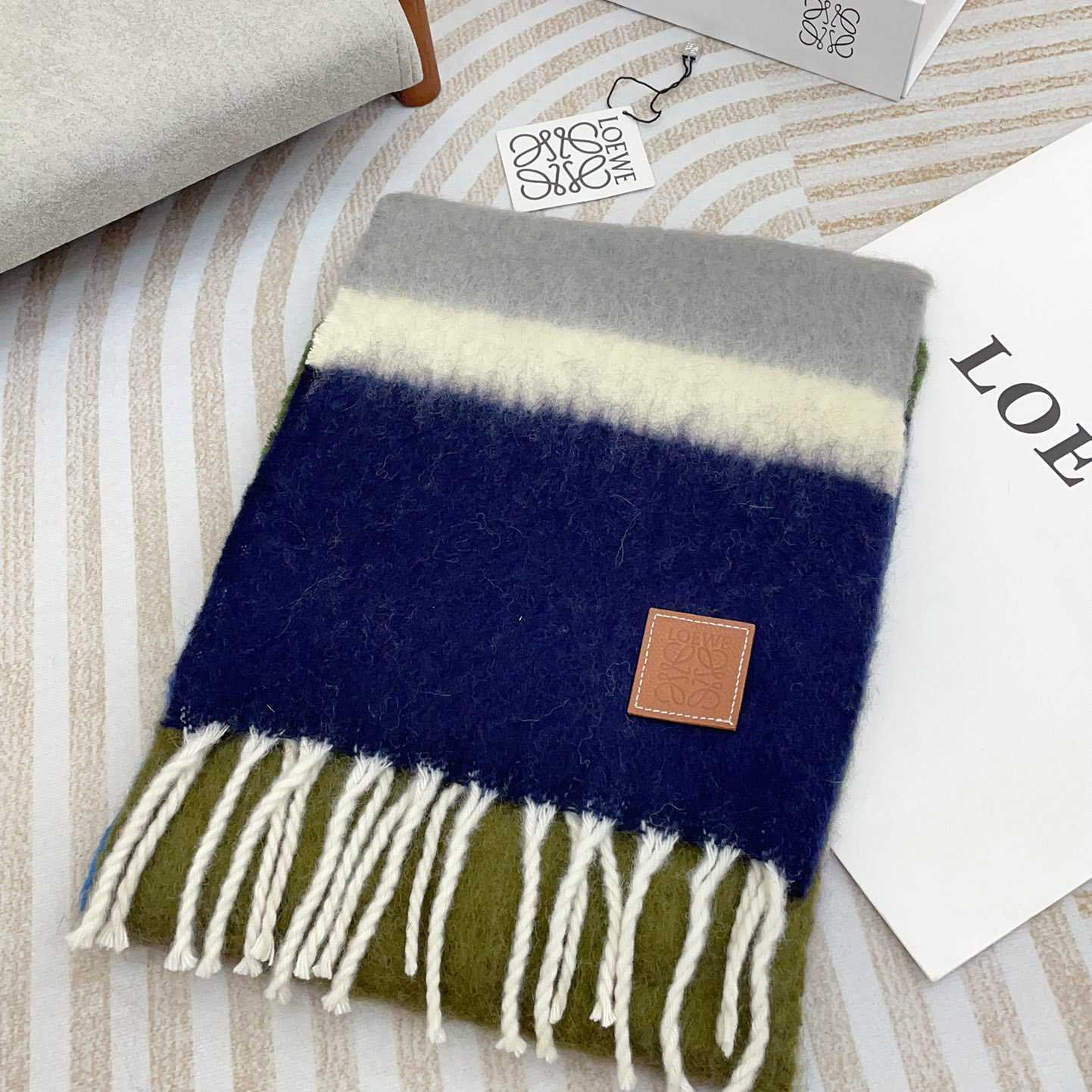 Loewe Scarf In Mohair And Wool - PerfectKickZ