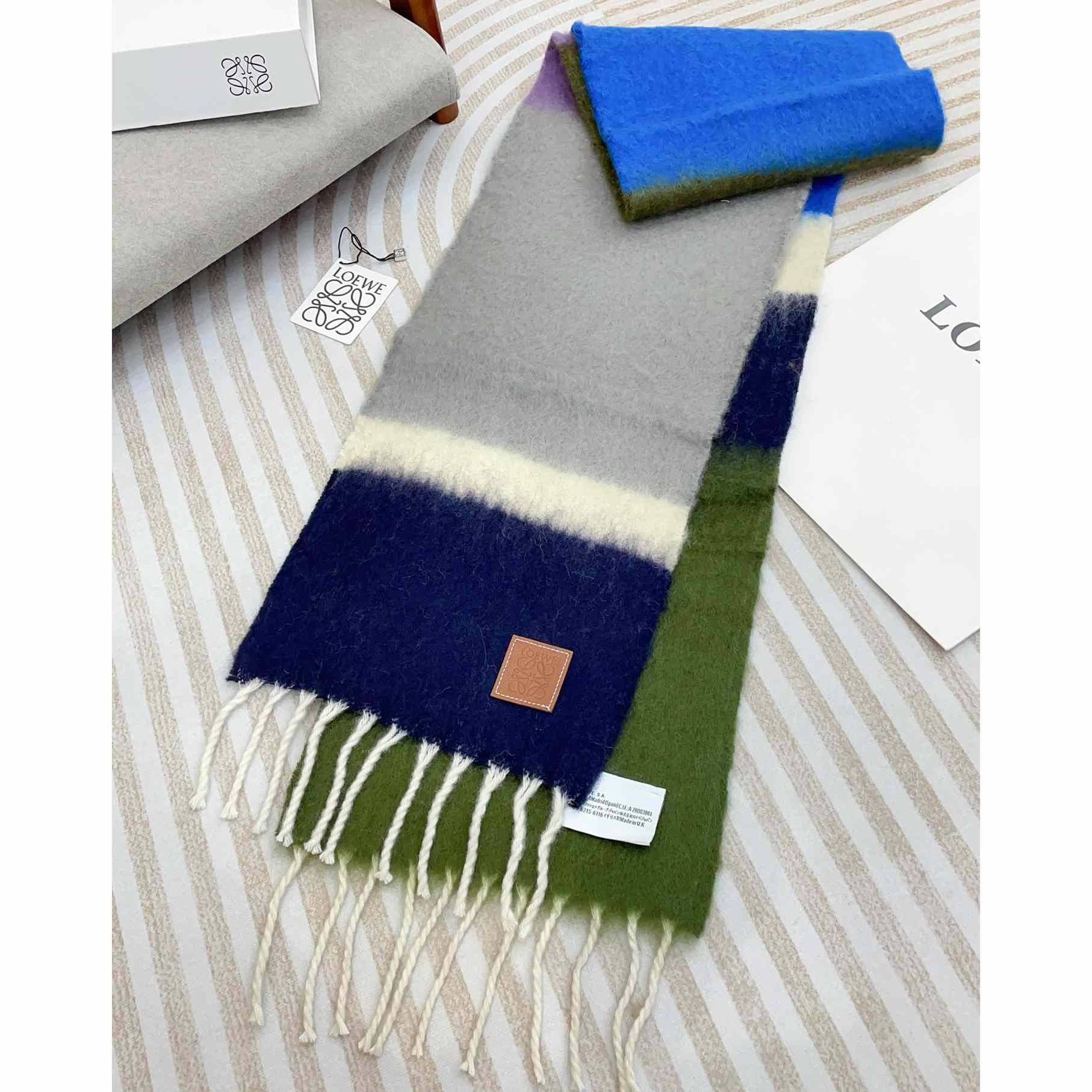 Loewe Scarf In Mohair And Wool - PerfectKickZ
