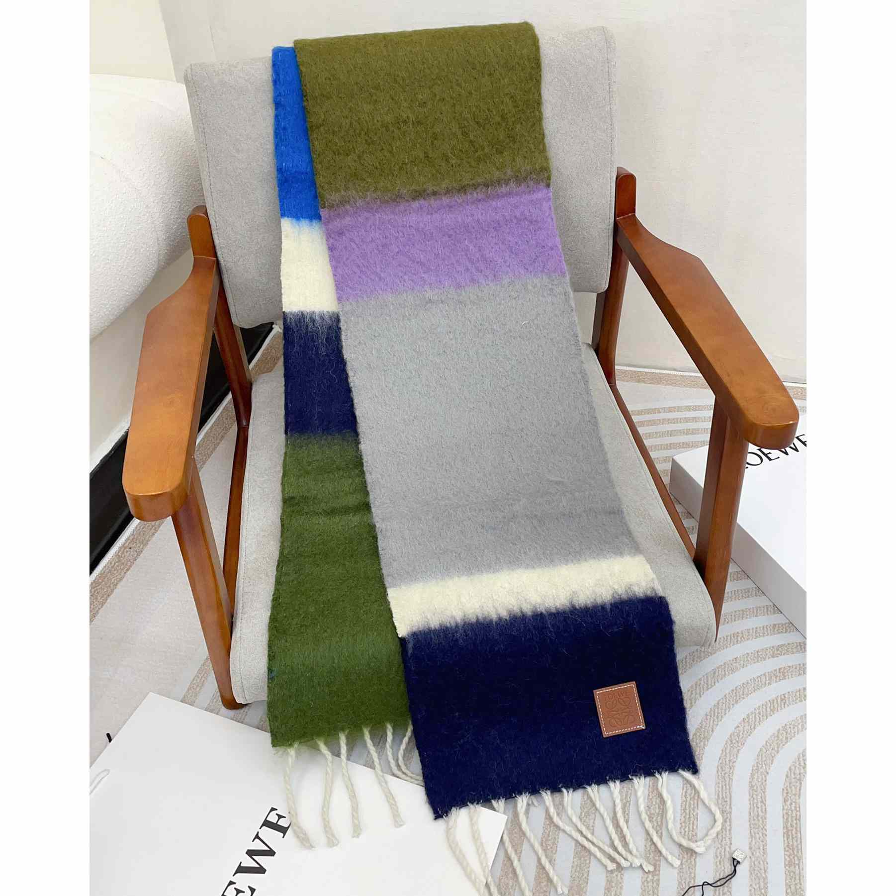 Loewe Scarf In Mohair And Wool - PerfectKickZ
