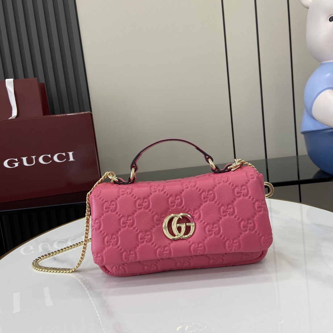 Gucci GG Milano Mini Top Handle Bag - PerfectKickZ