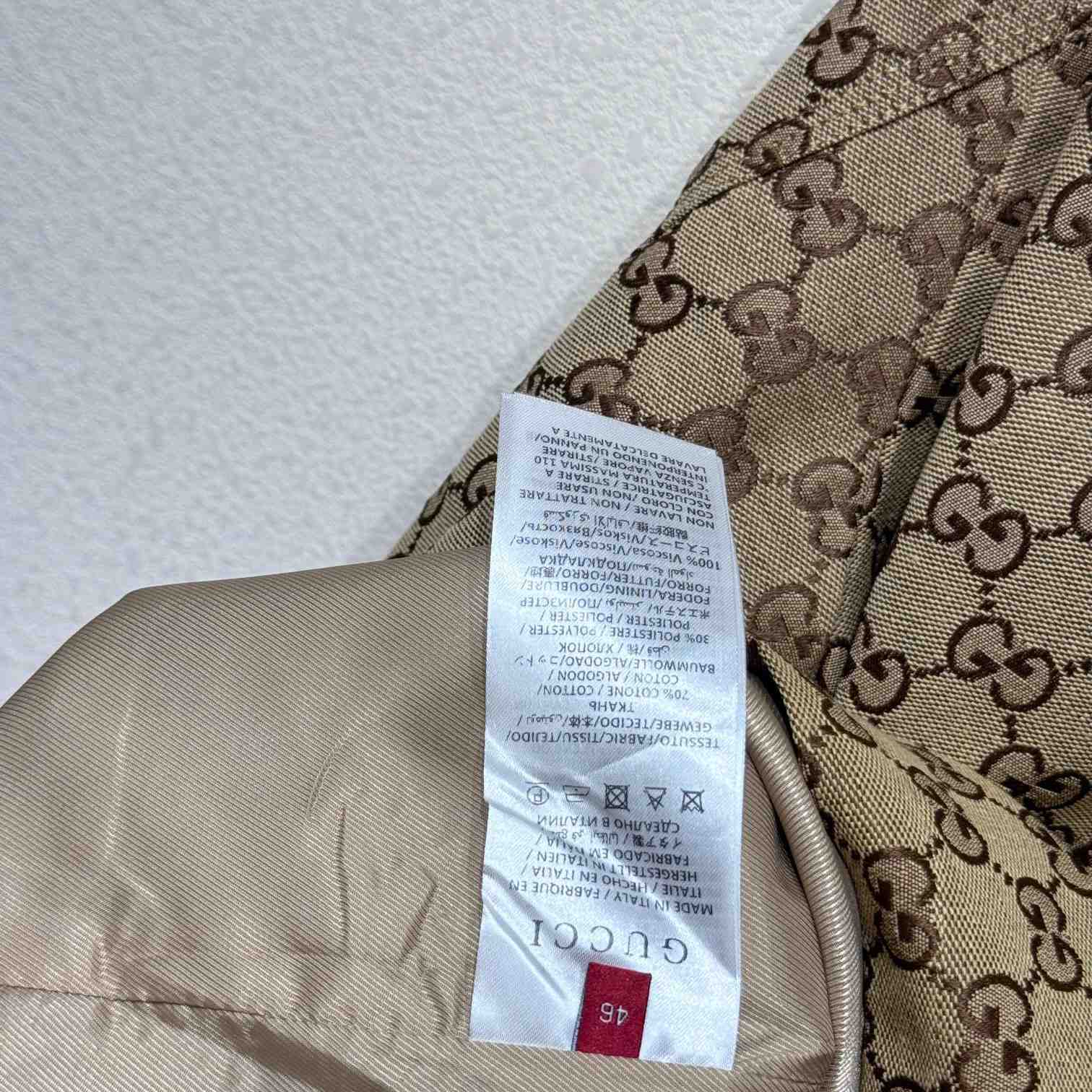 Gucci GG Mixed Cotton Jacket - 