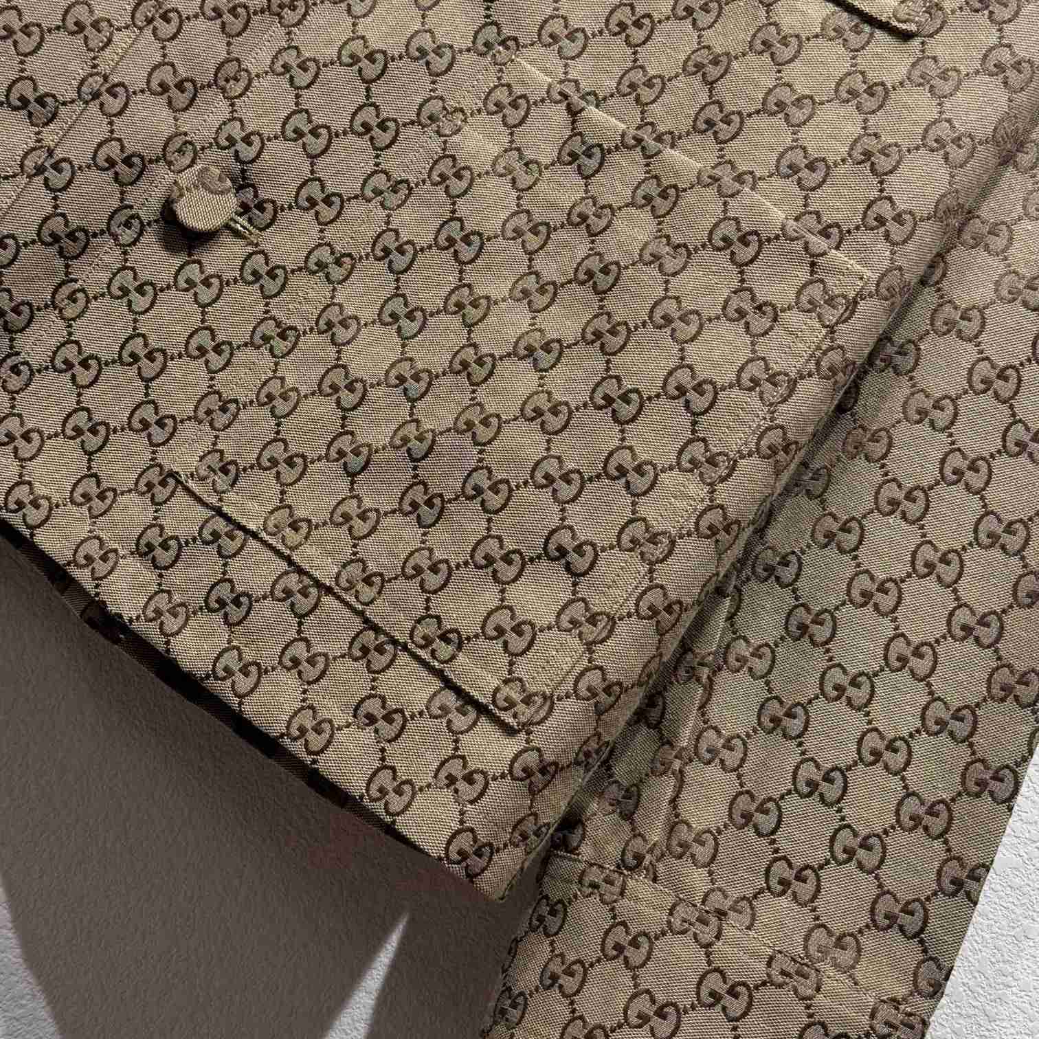Gucci GG Mixed Cotton Jacket - 