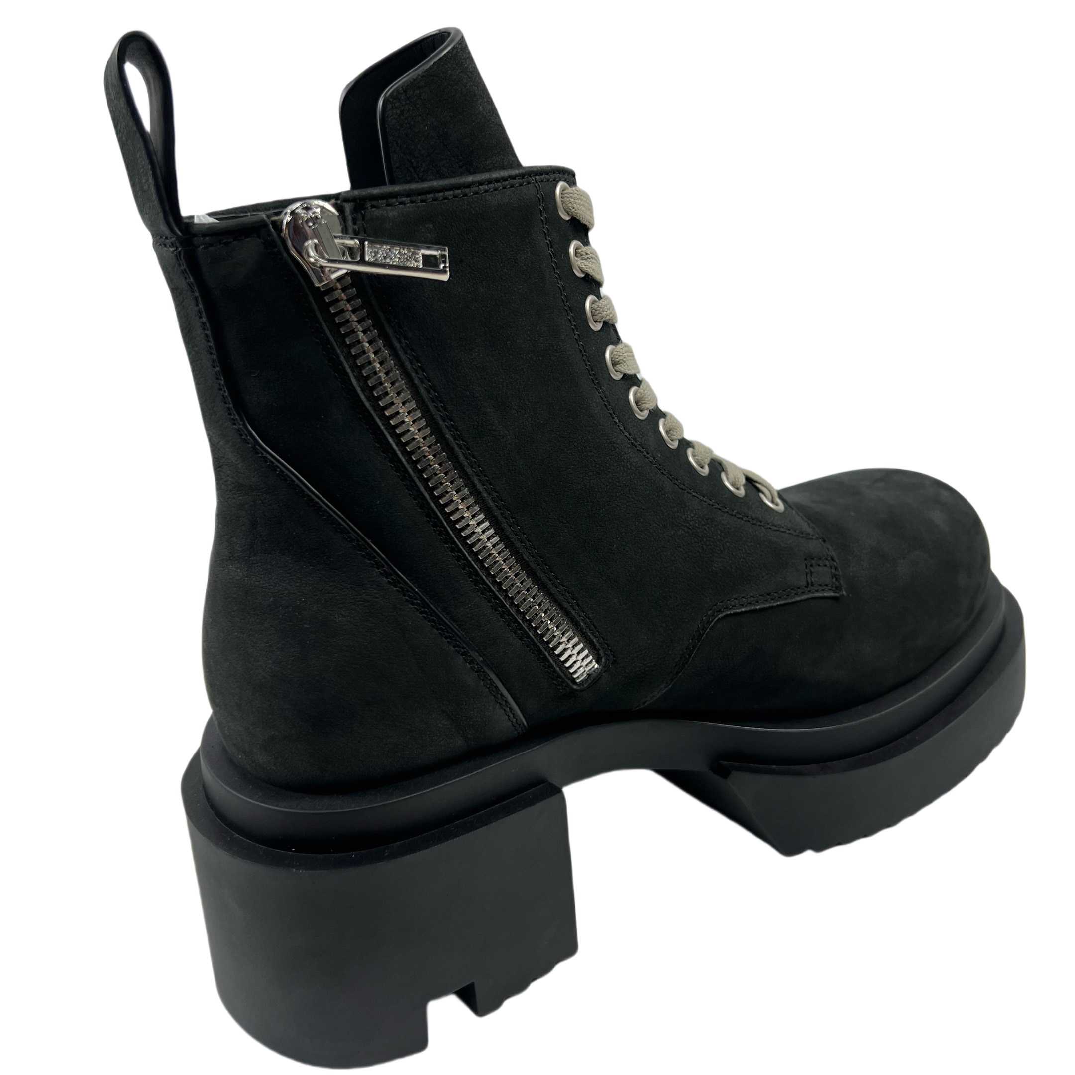 Rick Owens Low Army Bogun 80mm leather boots - PerfectKickZ