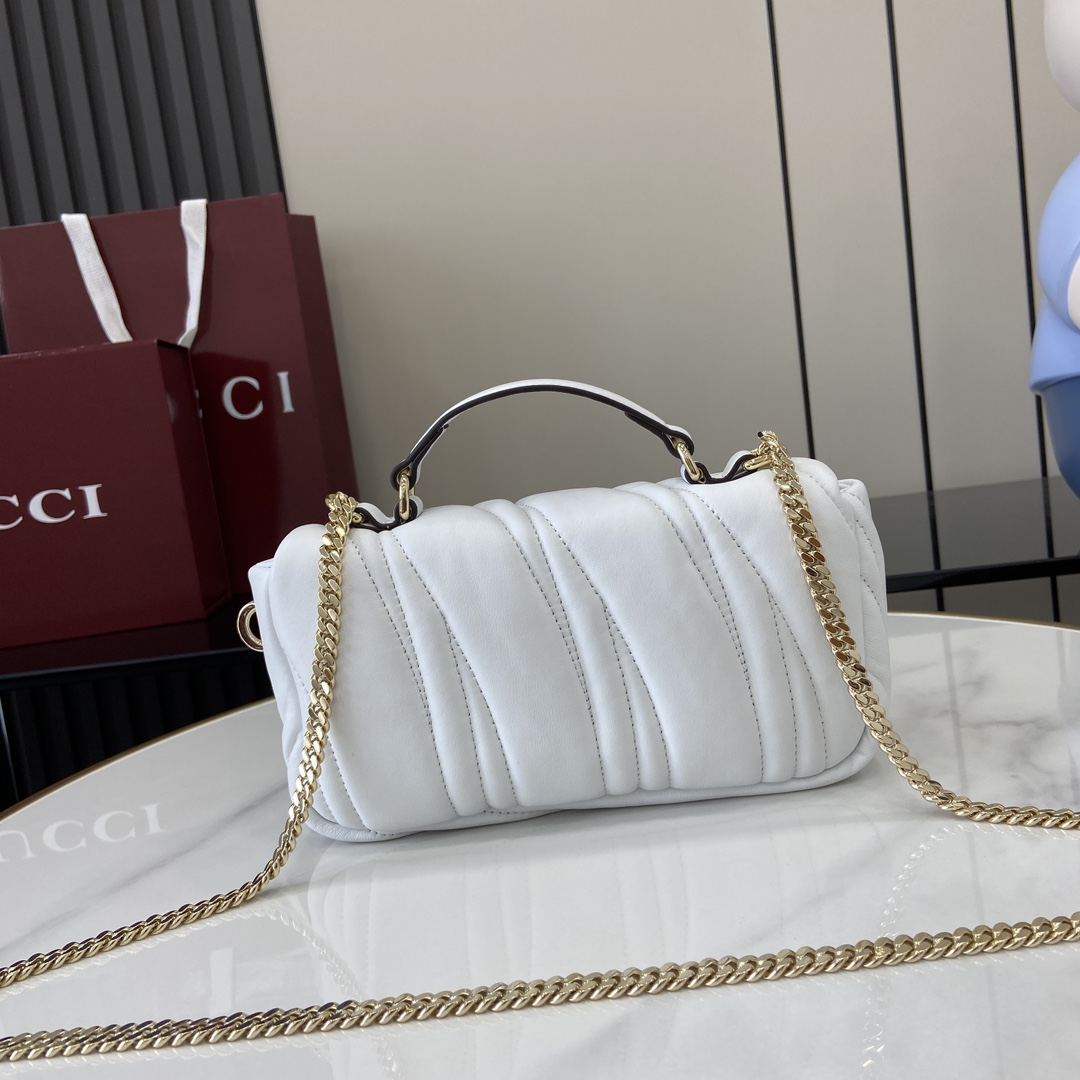 Gucci GG Milano Mini Top Handle Bag - PerfectKickZ