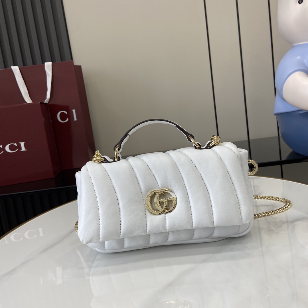 Gucci GG Milano Mini Top Handle Bag - PerfectKickZ