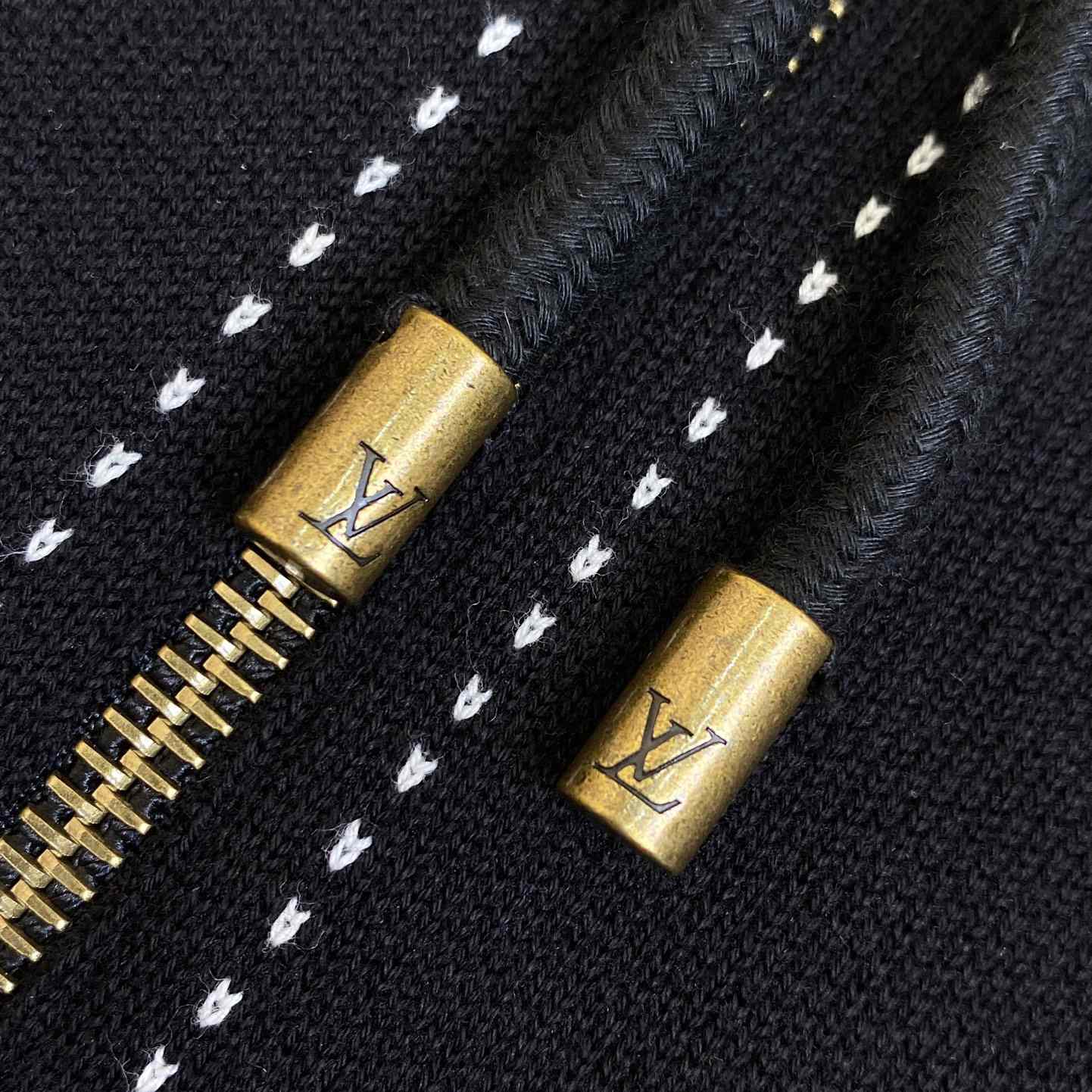 Louis Vuitton Graphic Intarsia Zipped Cotton Hoodie   1AFXKW - PerfectKickZ