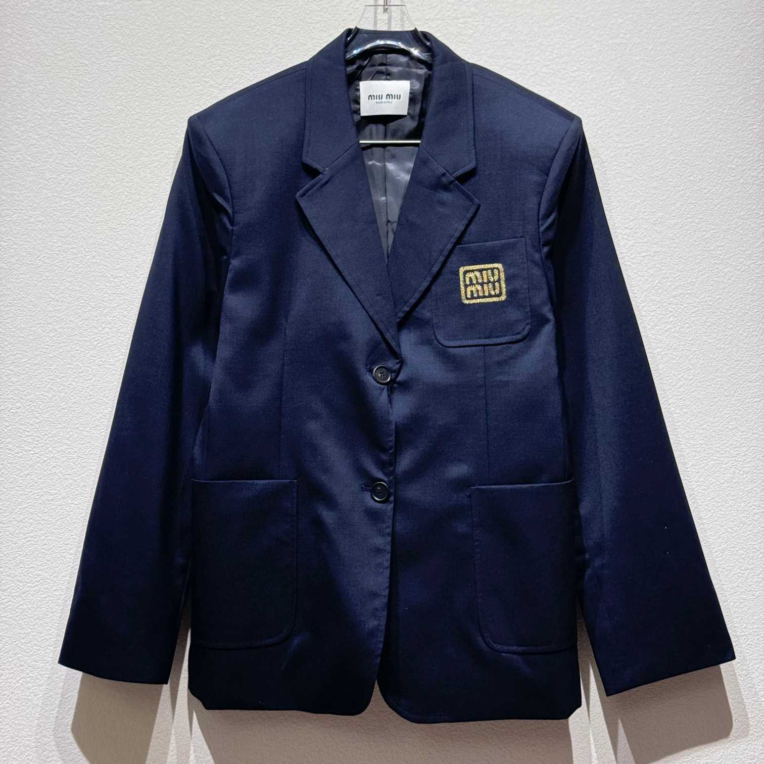Miu Miu Single-breasted Mohair Jacket - PerfectKickZ