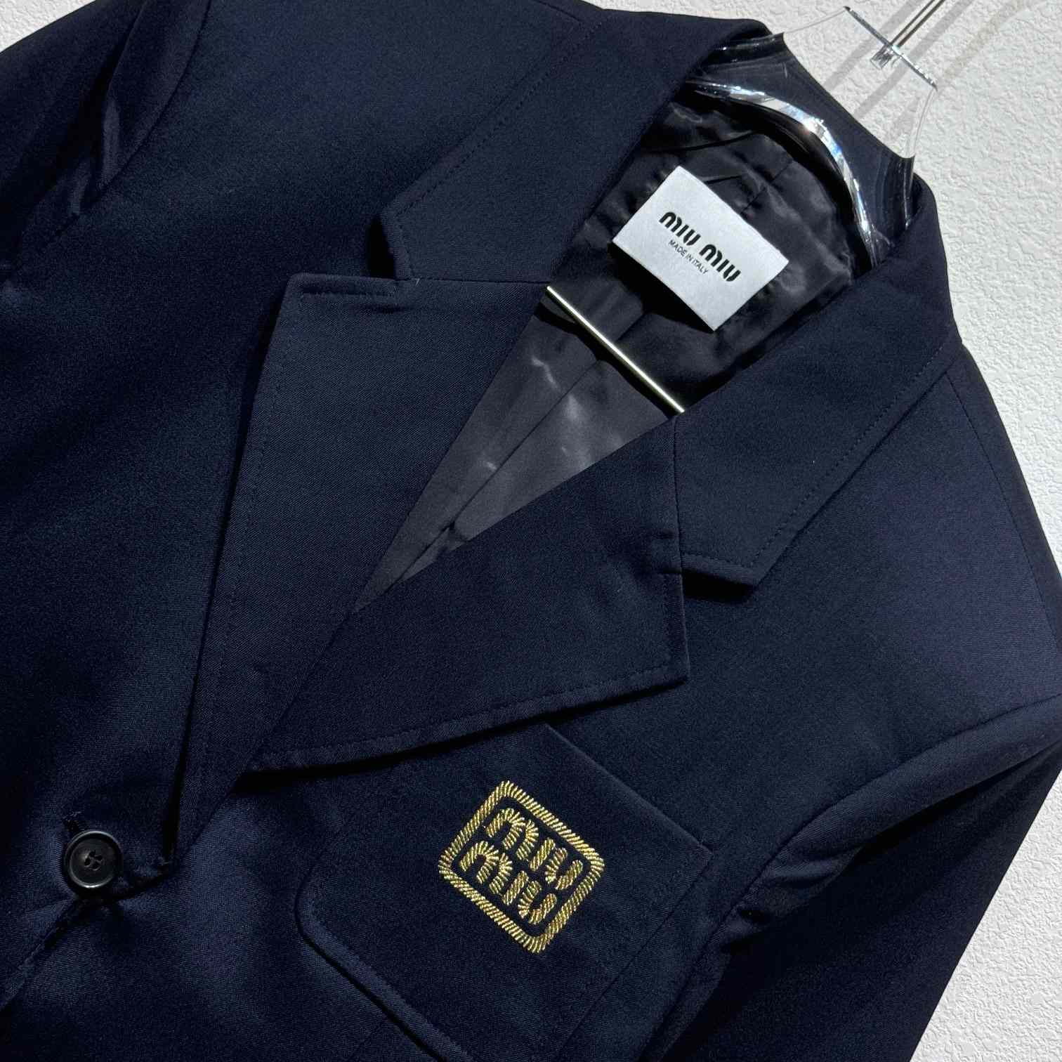 Miu Miu Single-breasted Mohair Jacket - 