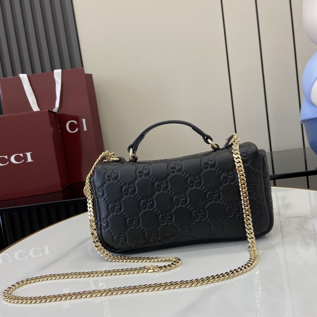 Gucci GG Milano Mini Top Handle Bag - PerfectKickZ