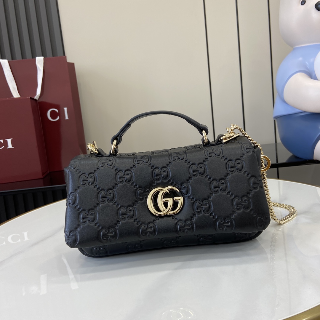 Gucci GG Milano Mini Top Handle Bag - PerfectKickZ