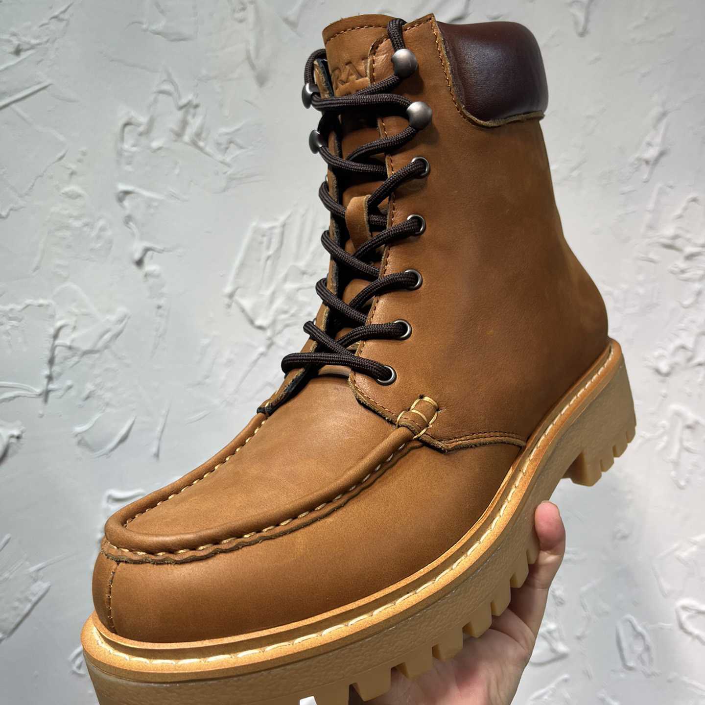Prada Lug-sole Leather Boots - PerfectKickZ