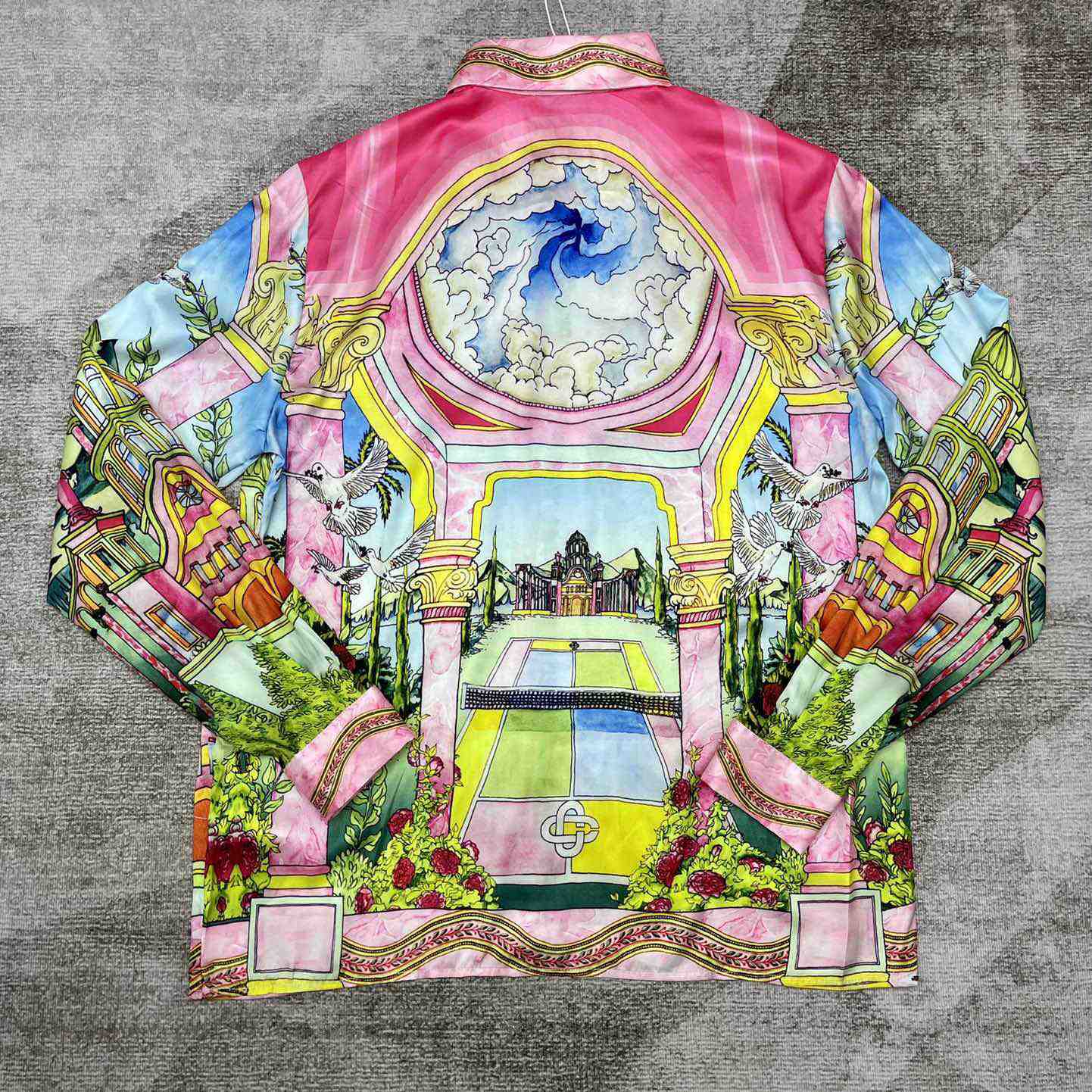 Casablanca - Le Jardin Ideal-print shirt      CA3496 - PerfectKickZ