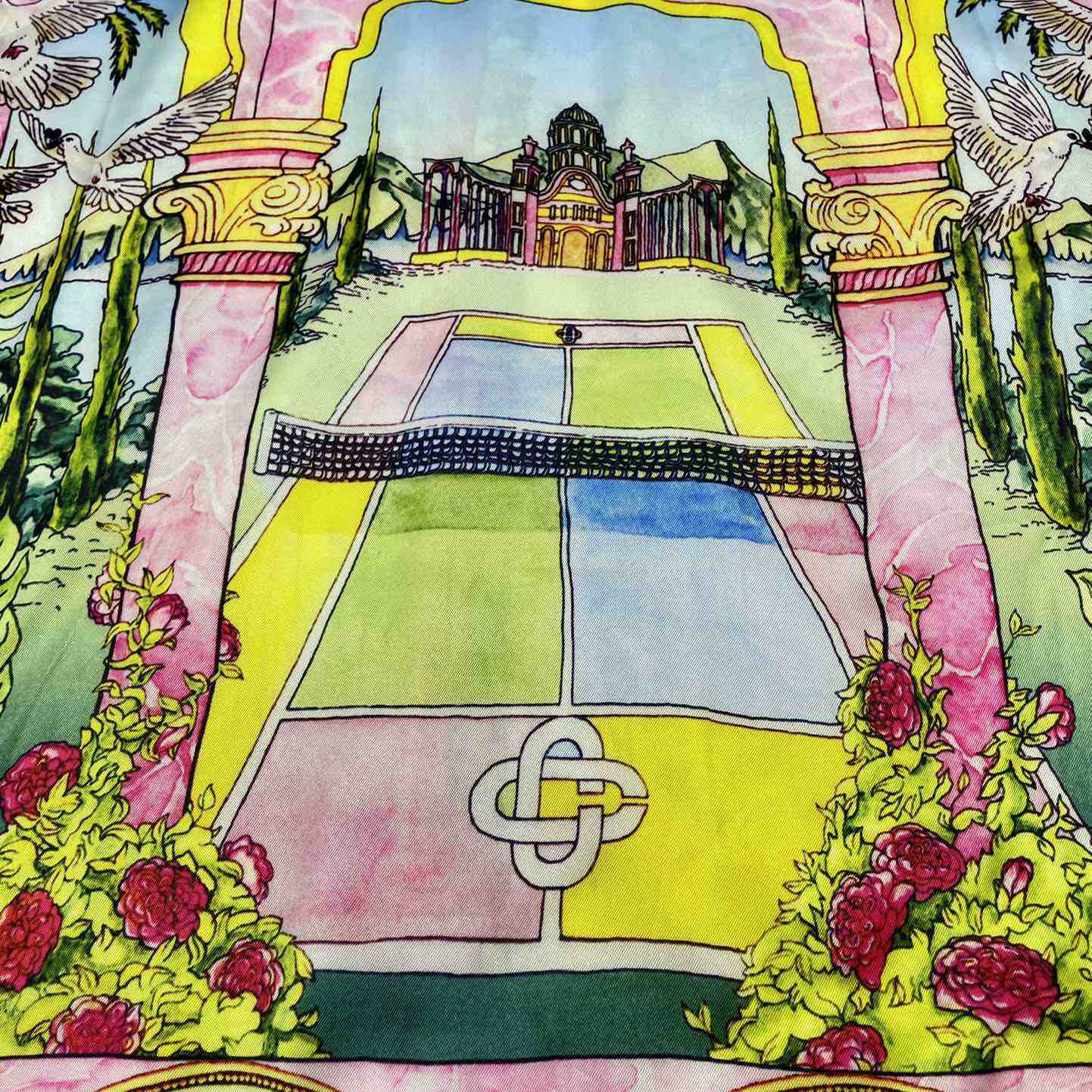 Casablanca - Le Jardin Ideal-print shirt      CA3496 - PerfectKickZ