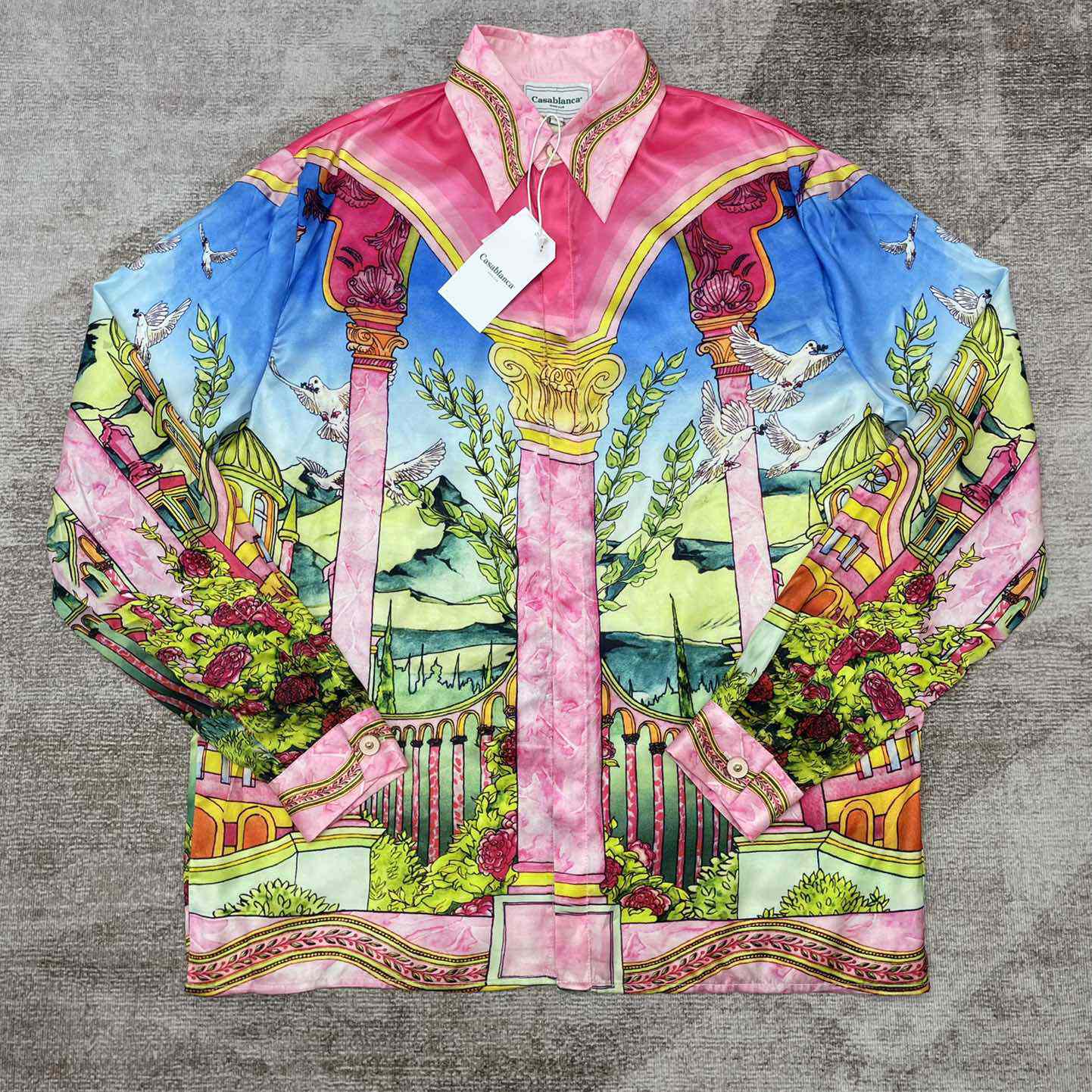 Casablanca - Le Jardin Ideal-print shirt      CA3496 - PerfectKickZ