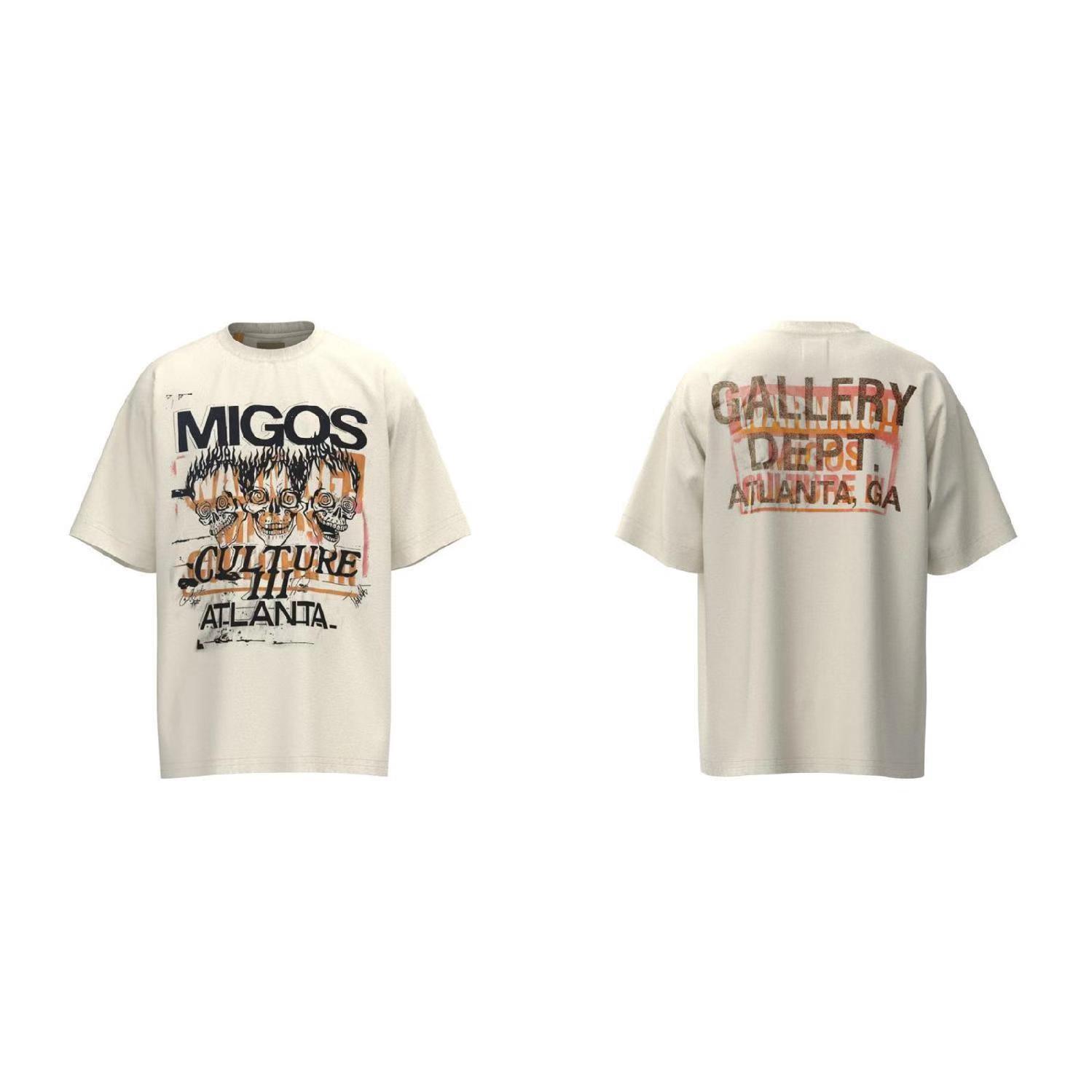 Migos x Gallery Dept. For Culture III Three Skulls T-shirt - PerfectKickZ