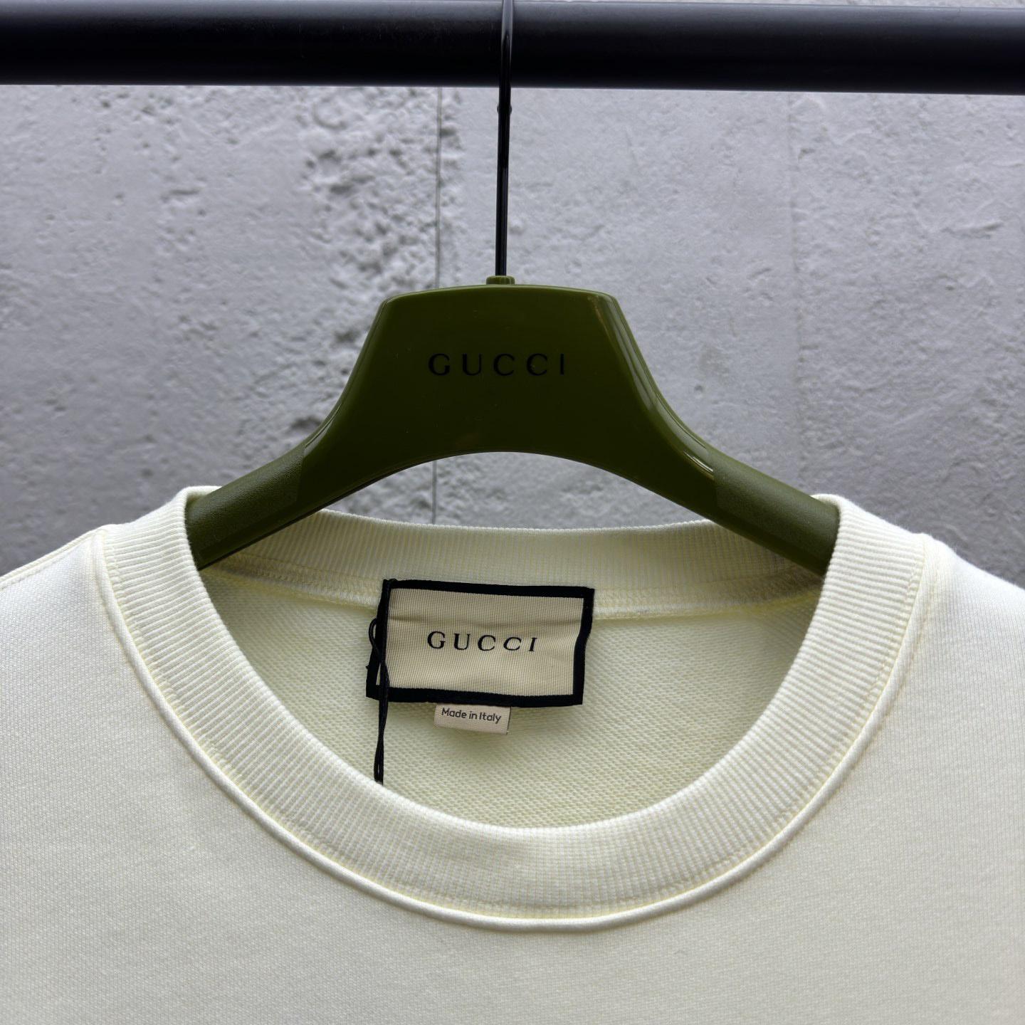 Gucci Cotton Jersey Sweatshirt With Embroidery - PerfectKickZ