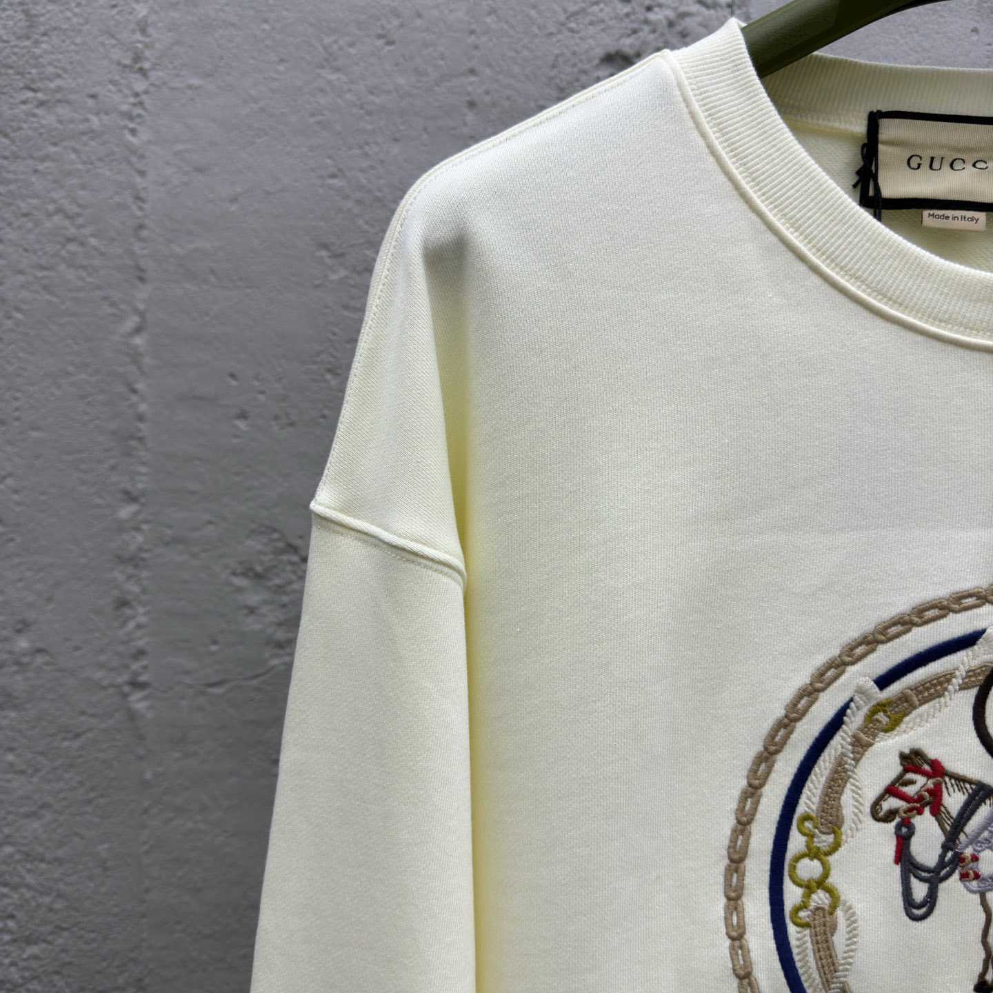 Gucci Cotton Jersey Sweatshirt With Embroidery - PerfectKickZ