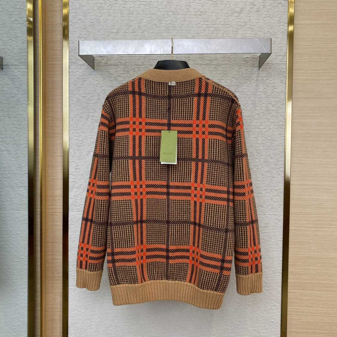 Gucci GG Wool Jacquard Cardigan  - PerfectKickZ
