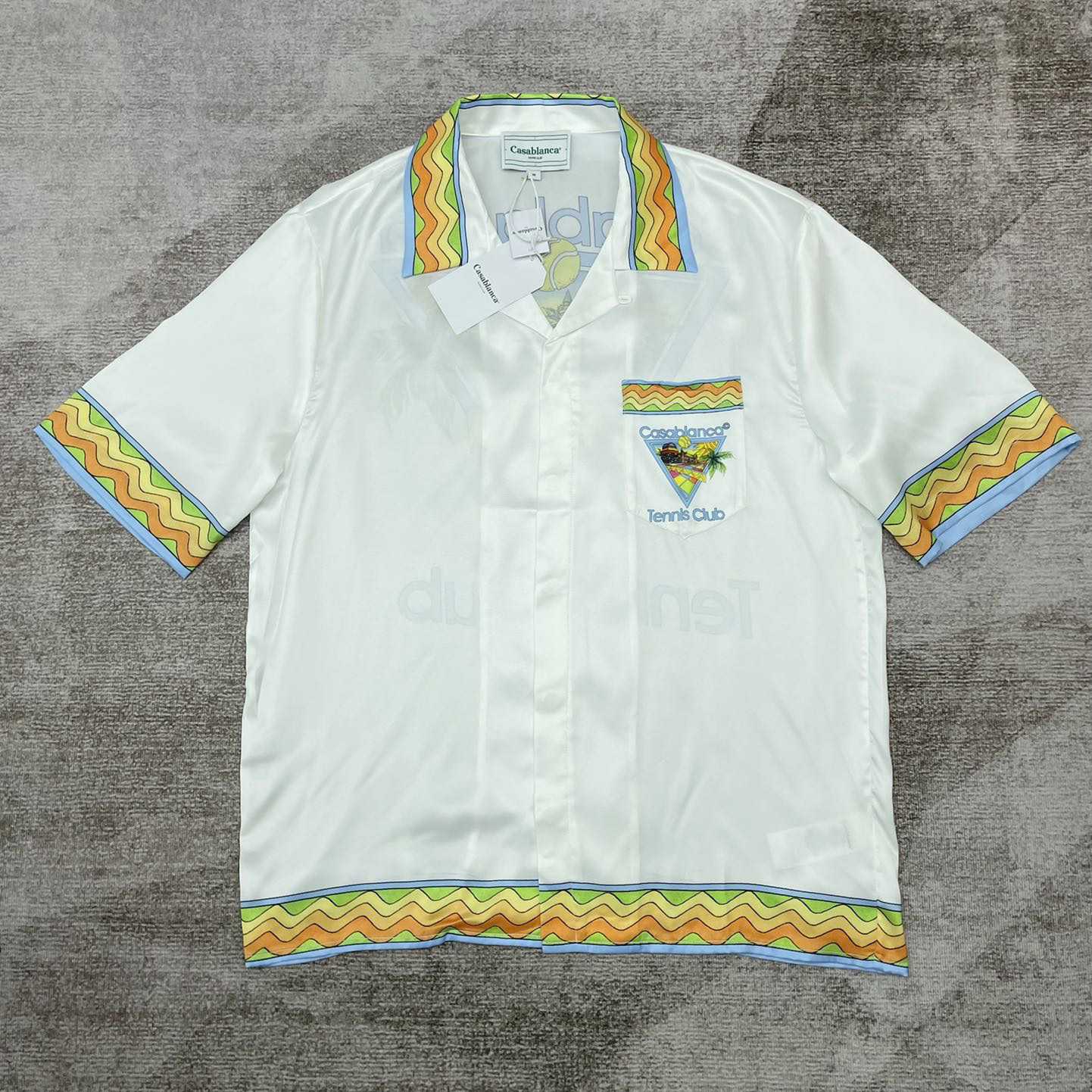 Casablanca - Afro Cubism Silk Shirt    CA3459     - PerfectKickZ