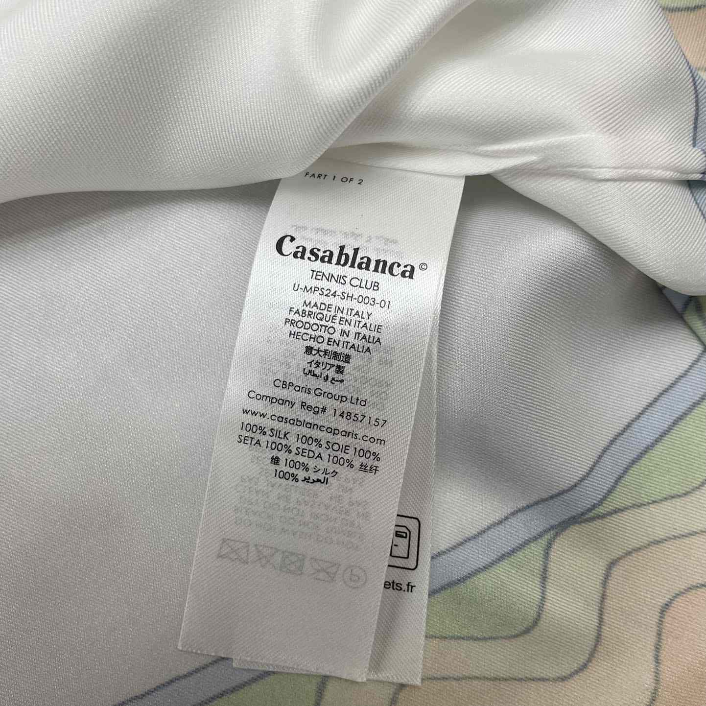 Casablanca - Afro Cubism Silk Shirt    CA3459     - PerfectKickZ