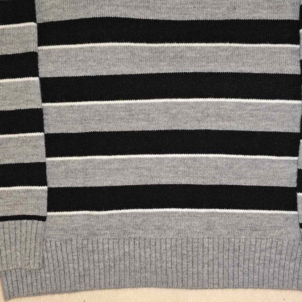 Celine Striped Triomphe Crew Neck Sweater In Wool - PerfectKickZ