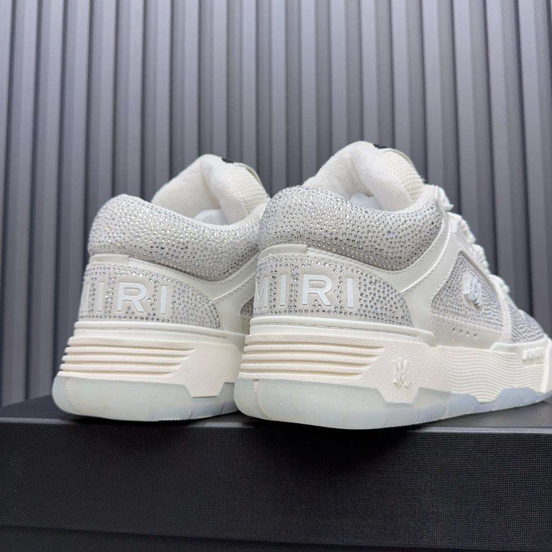 Amiri Crystal MA-1 Leather Sneakers - PerfectKickZ