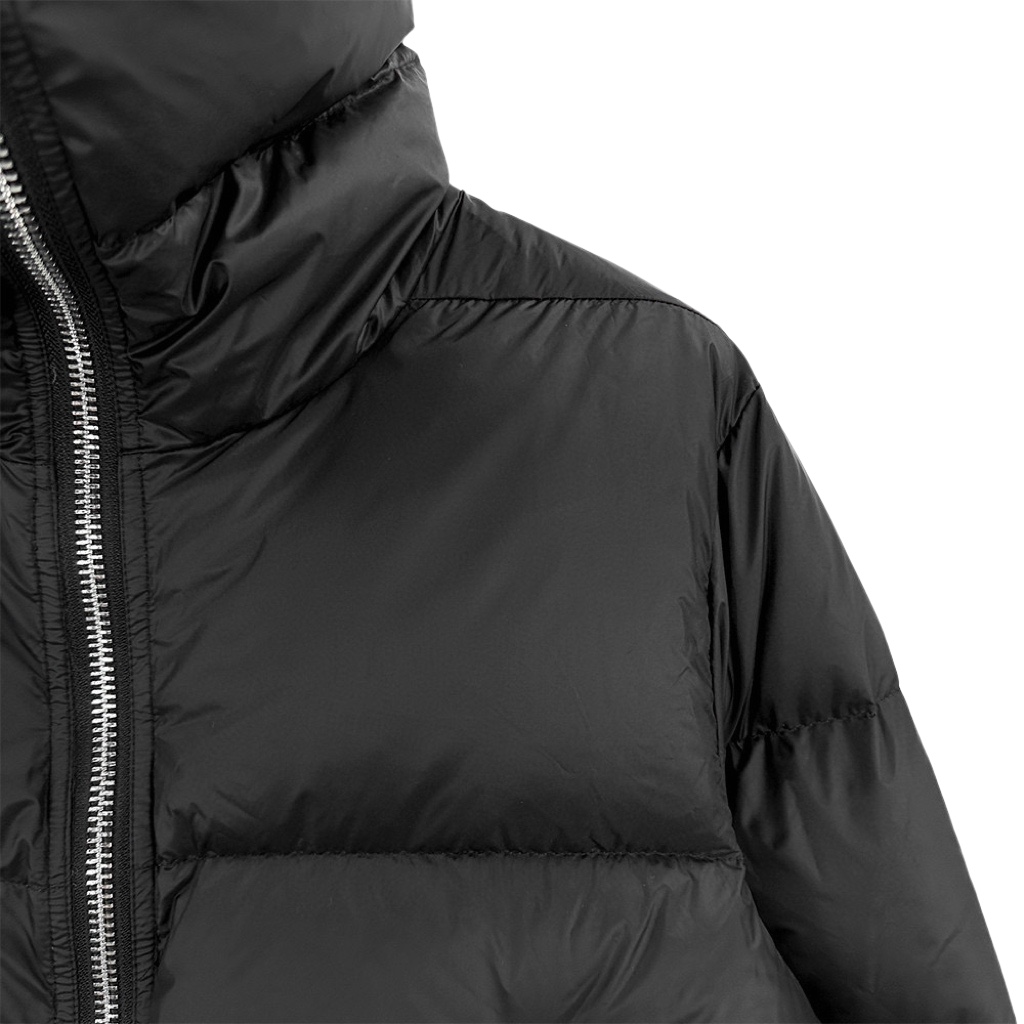 Rick Owens Black Porterville Turtle Down Jacket - PerfectKickZ