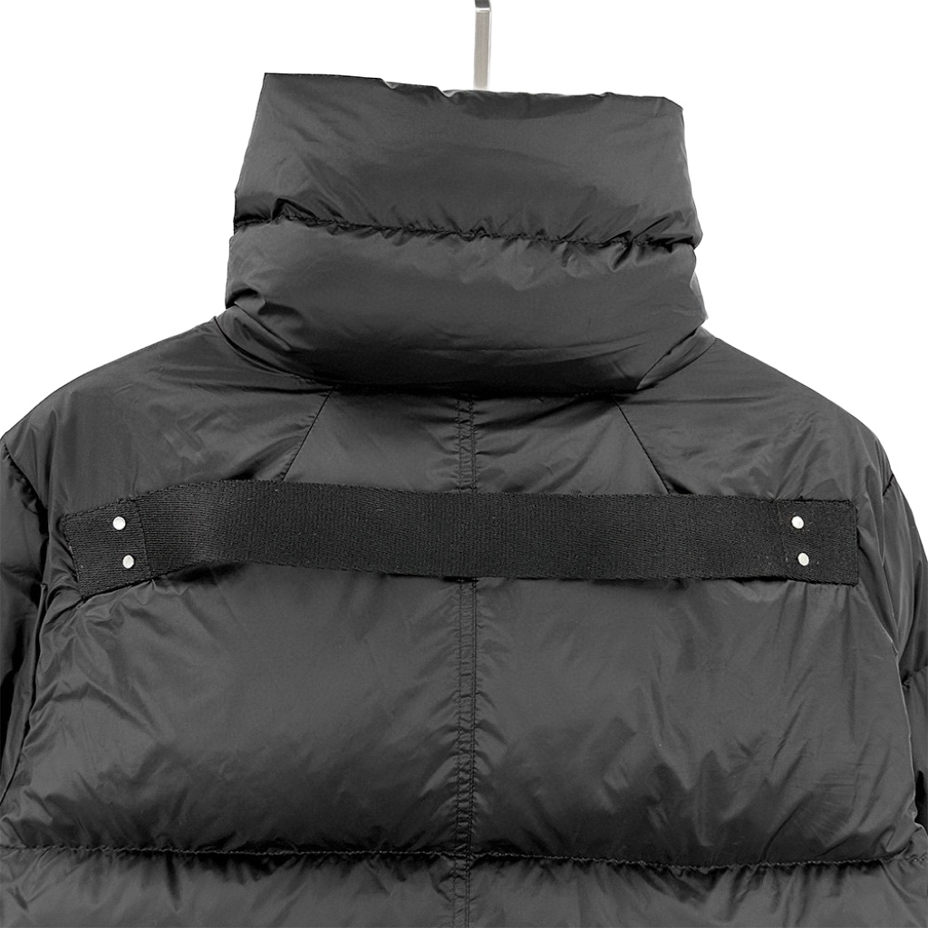 Rick Owens Black Porterville Turtle Down Jacket - PerfectKickZ