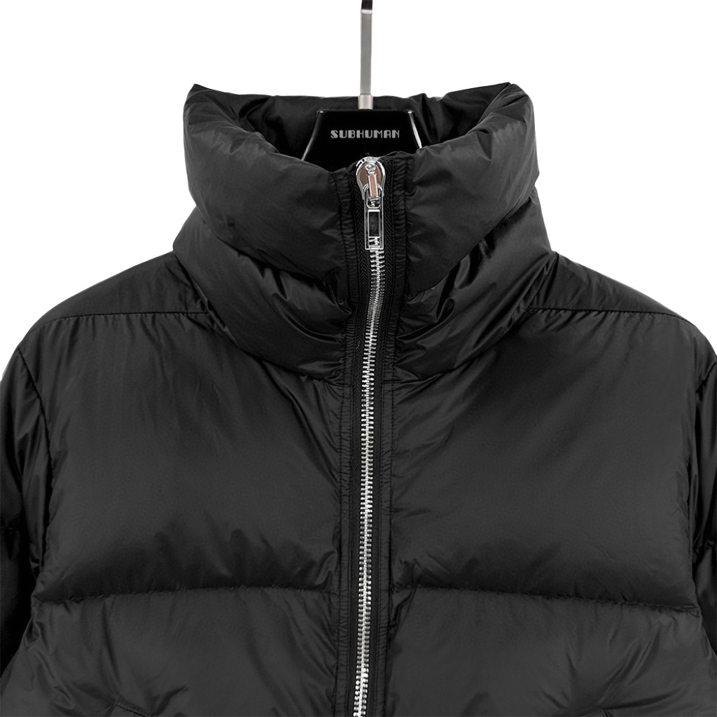 Rick Owens Black Porterville Turtle Down Jacket - PerfectKickZ