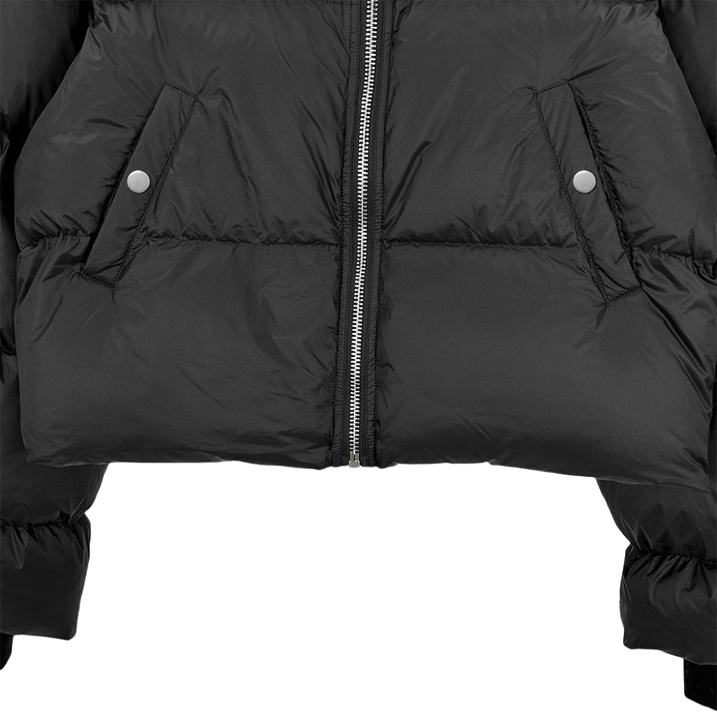 Rick Owens Black Porterville Turtle Down Jacket - PerfectKickZ