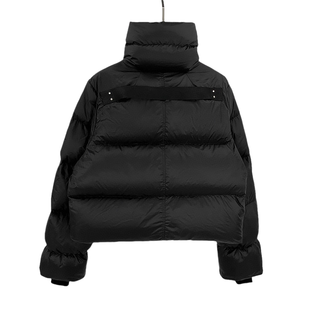 Rick Owens Black Porterville Turtle Down Jacket - PerfectKickZ