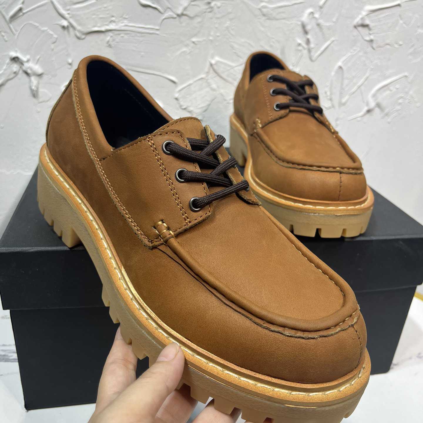 Prada 60mm Leather Loafers - PerfectKickZ