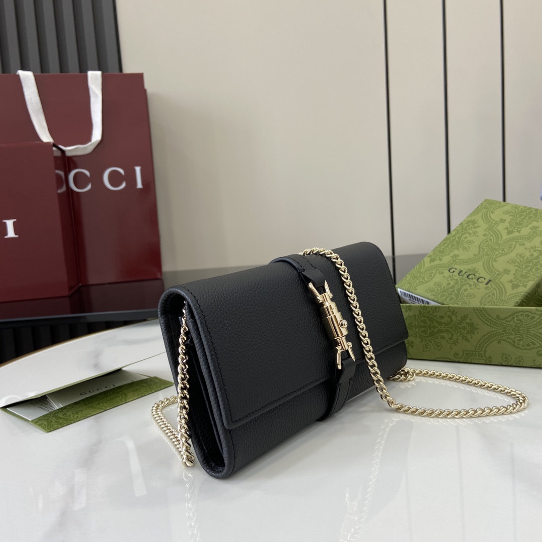 Gucci Jackie 1961 Chain Wallet - PerfectKickZ