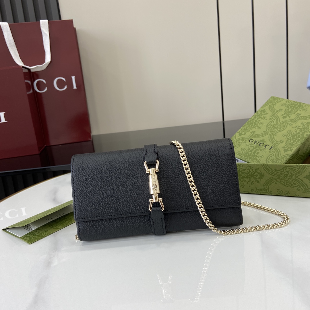 Gucci Jackie 1961 Chain Wallet - PerfectKickZ