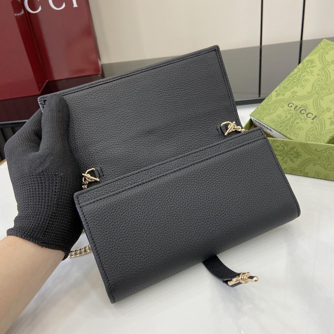 Gucci Jackie 1961 Chain Wallet - PerfectKickZ