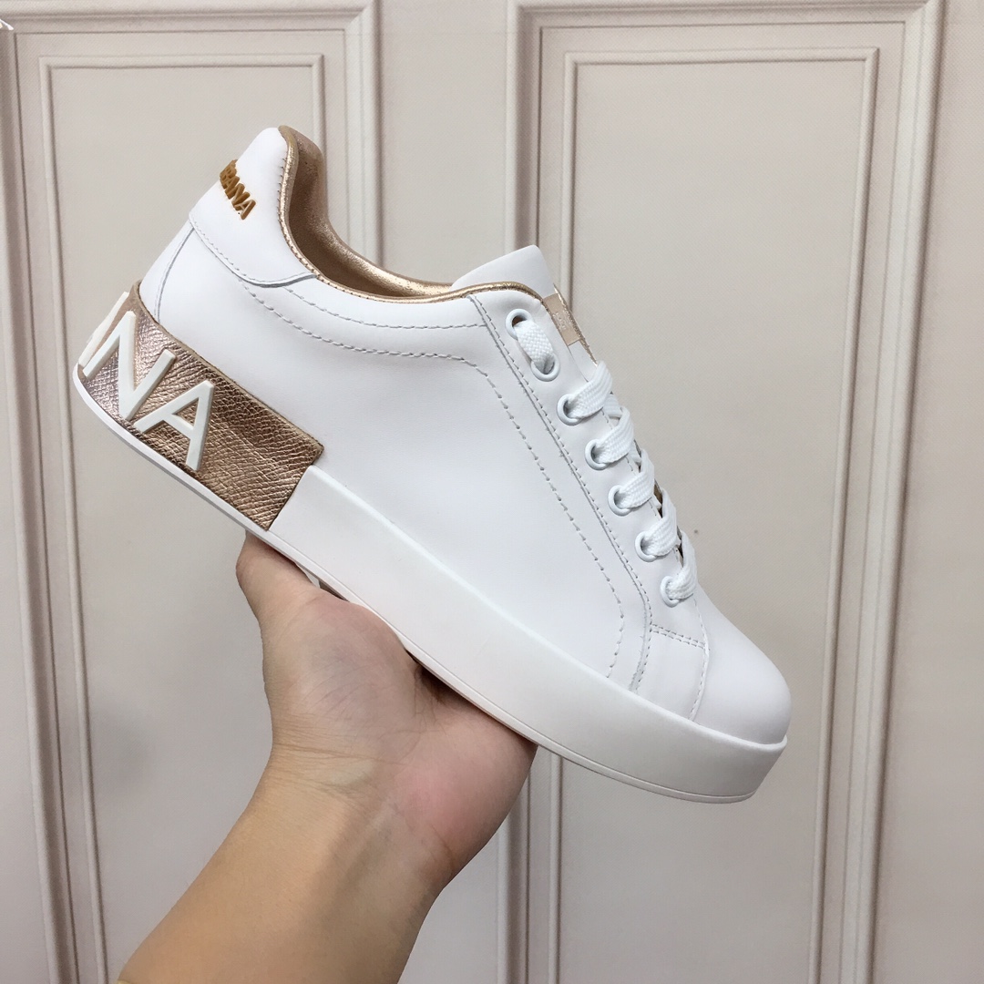 Dolce & Gabbana Calfskin Portofino Sneakers - PerfectKickZ
