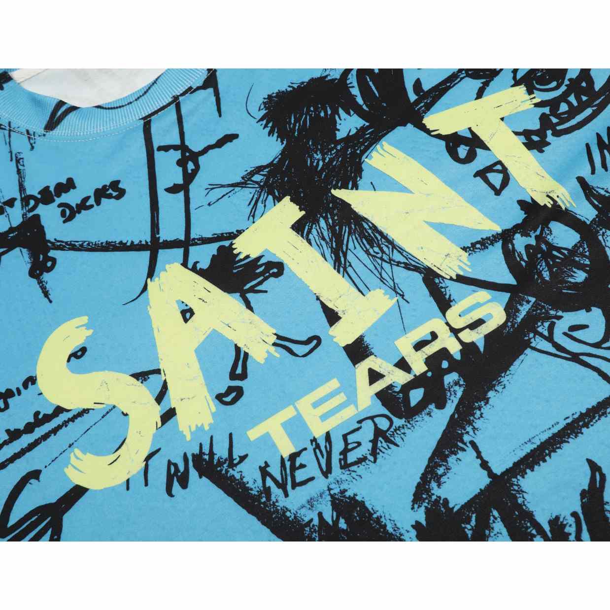 Saint Michael Printed Long Sleeve T-Shirt - PerfectKickZ